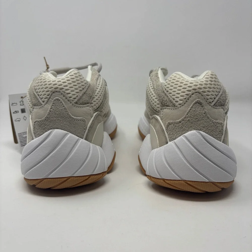 Adidas Yeezy 500 Stone Taupe Mens 10.5 Low Top Sneakers Gum Sole ID1600 NIB Read